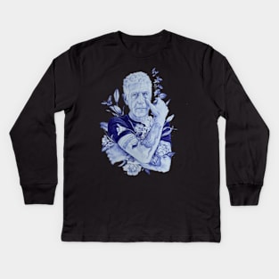 Anthony Bourdain Kids Long Sleeve T-Shirt